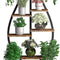 Stylish Plant Stand Indoor Tall Plant Shelf Metal Tiered Hanging Shelf Organiser Rack