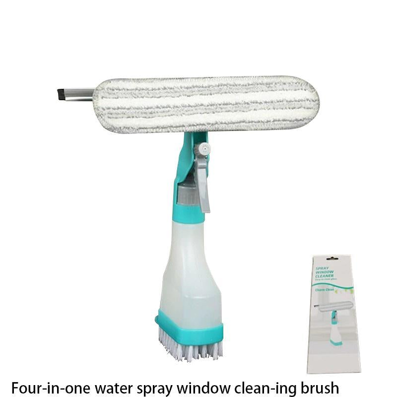 Household Cleaning Essential4 in 1 Multi-Functional Portable Toilet Car Glass Window Cleaner (Glass Cleaner Dedicated to Cleaning Glass ) Pack