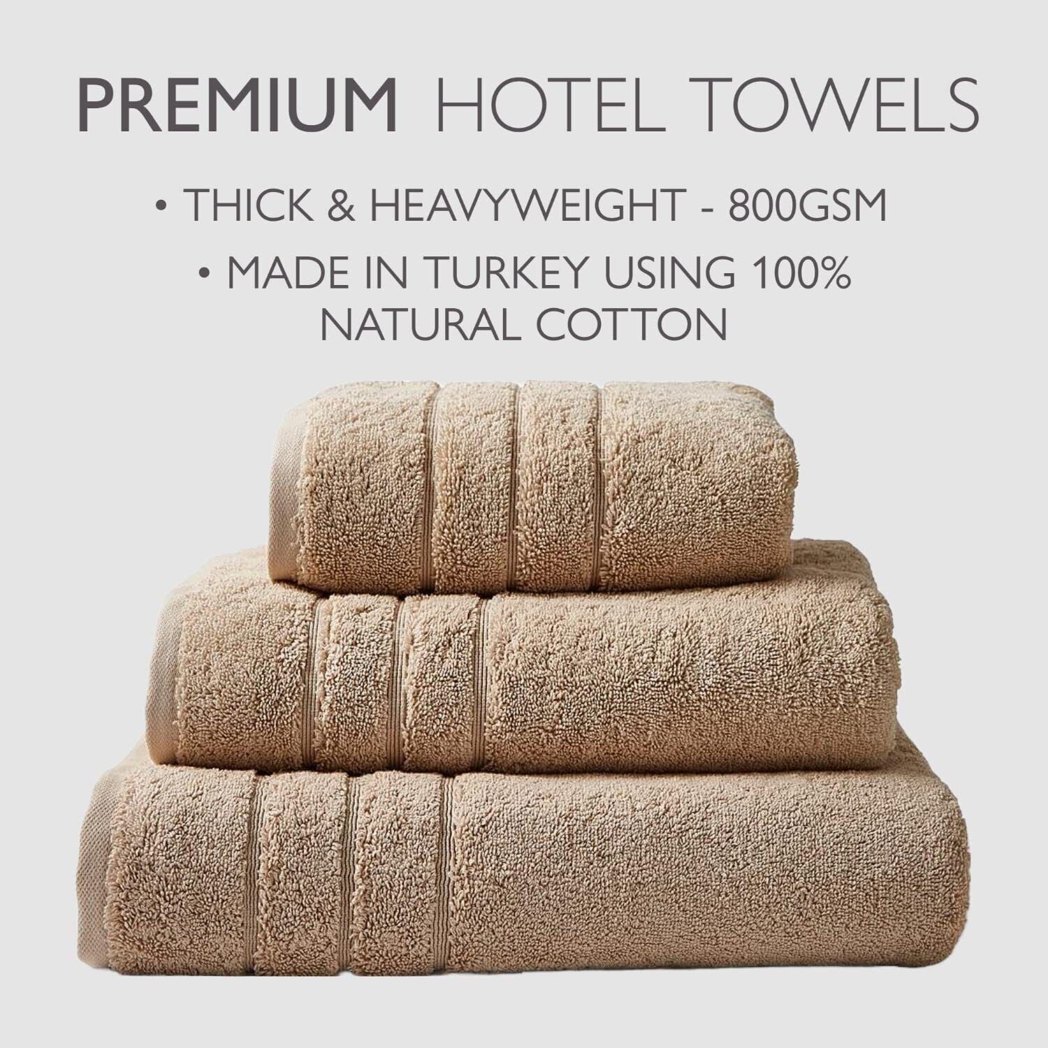 Hotel Premium Hand Bath Towels Sheet Heavyweight 800Gsm Luxury Soft Thick Towel