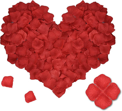 Rose Petals Valentines Day Gifts for Her Him Decoration Table Bed Love Scene