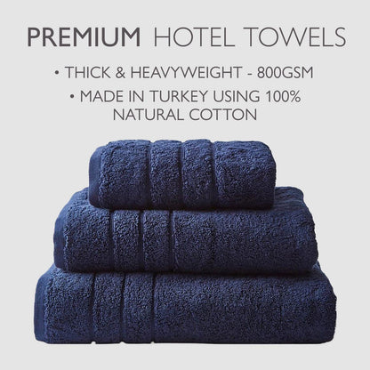 Hotel Premium Hand Bath Towels Sheet Heavyweight 800Gsm Luxury Soft Thick Towel