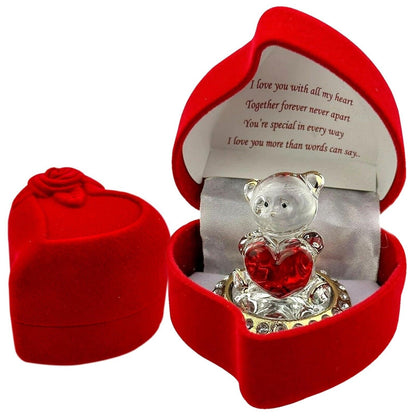 Red Heart for Him Her Husband Wife GF BF Birthday Valentines Day Christmas Gift