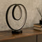 Black Loop Table Lamp Touch Light Integrated LED Warm White Bedside Living Room